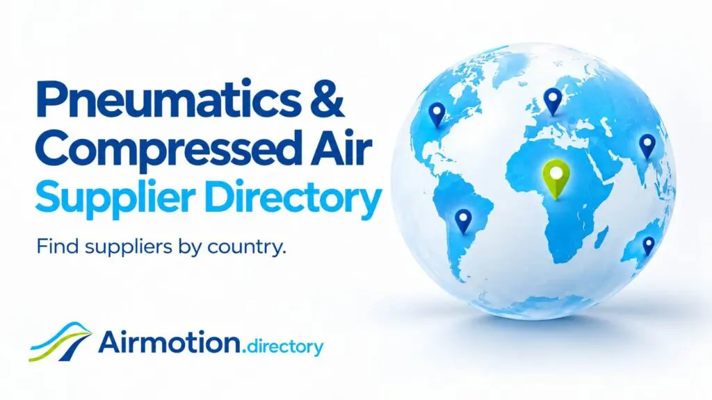 Find pneumatic and compressed-air suppliers by country through Airmotion Directory.